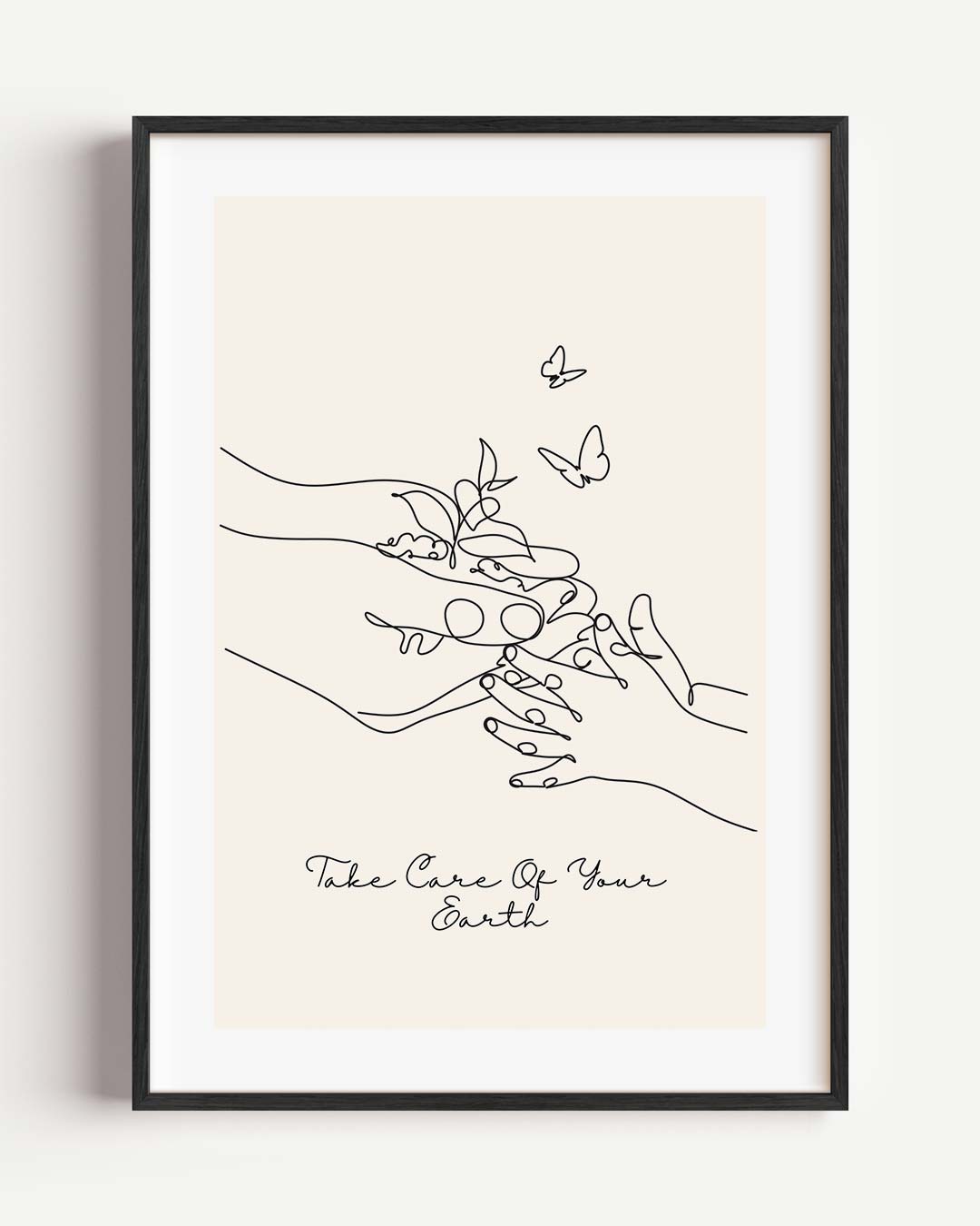 Zorg voor je Aarde Poster-WallArtistic