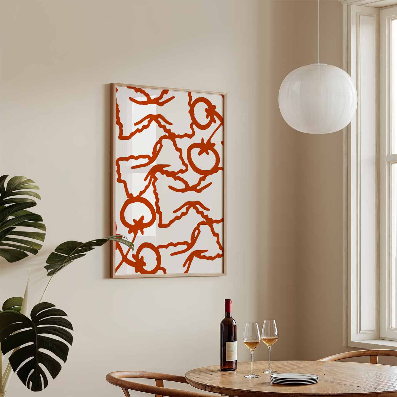 Trendy Pastaposter-WallArtistic