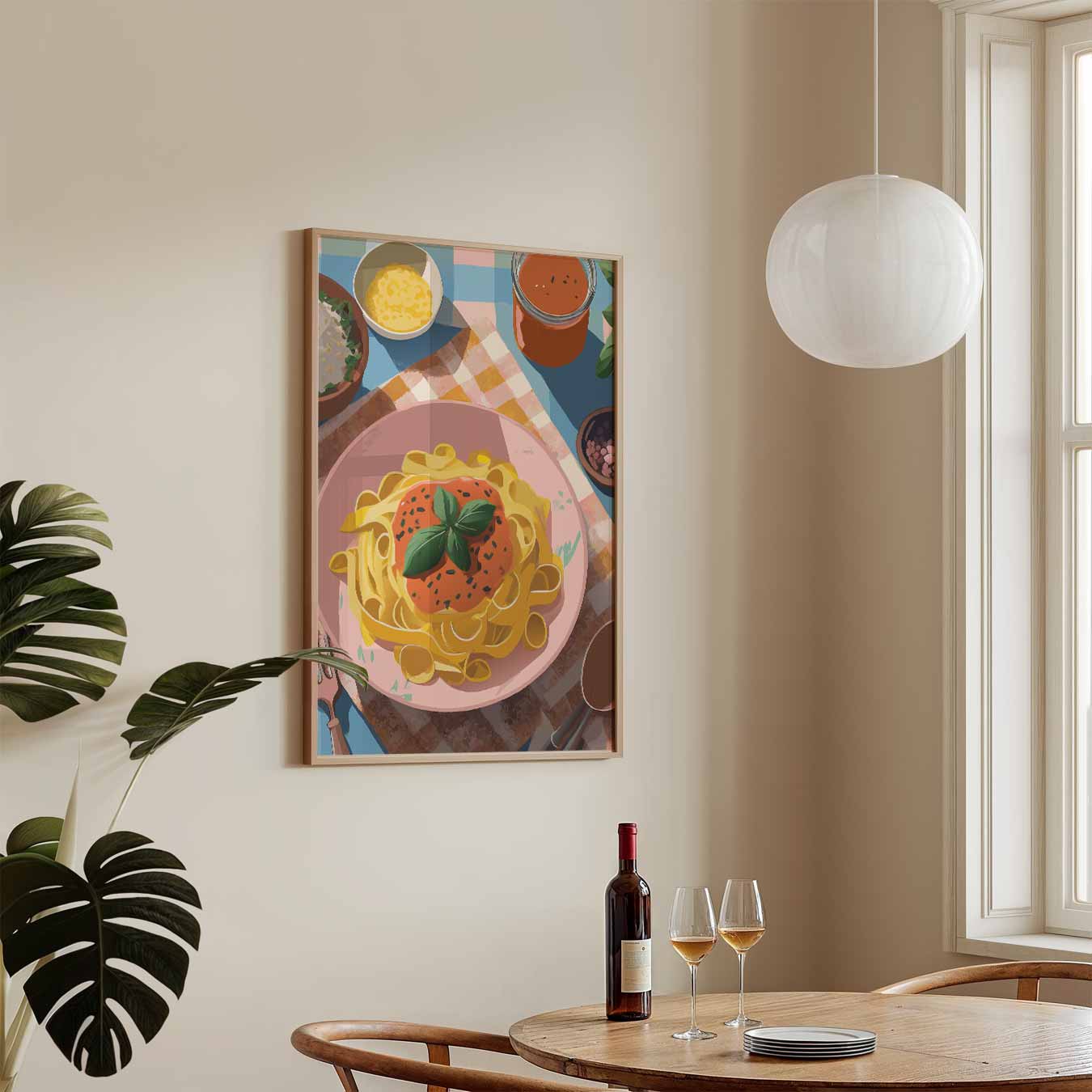 Italiaanse Pasta Poster-WallArtistic