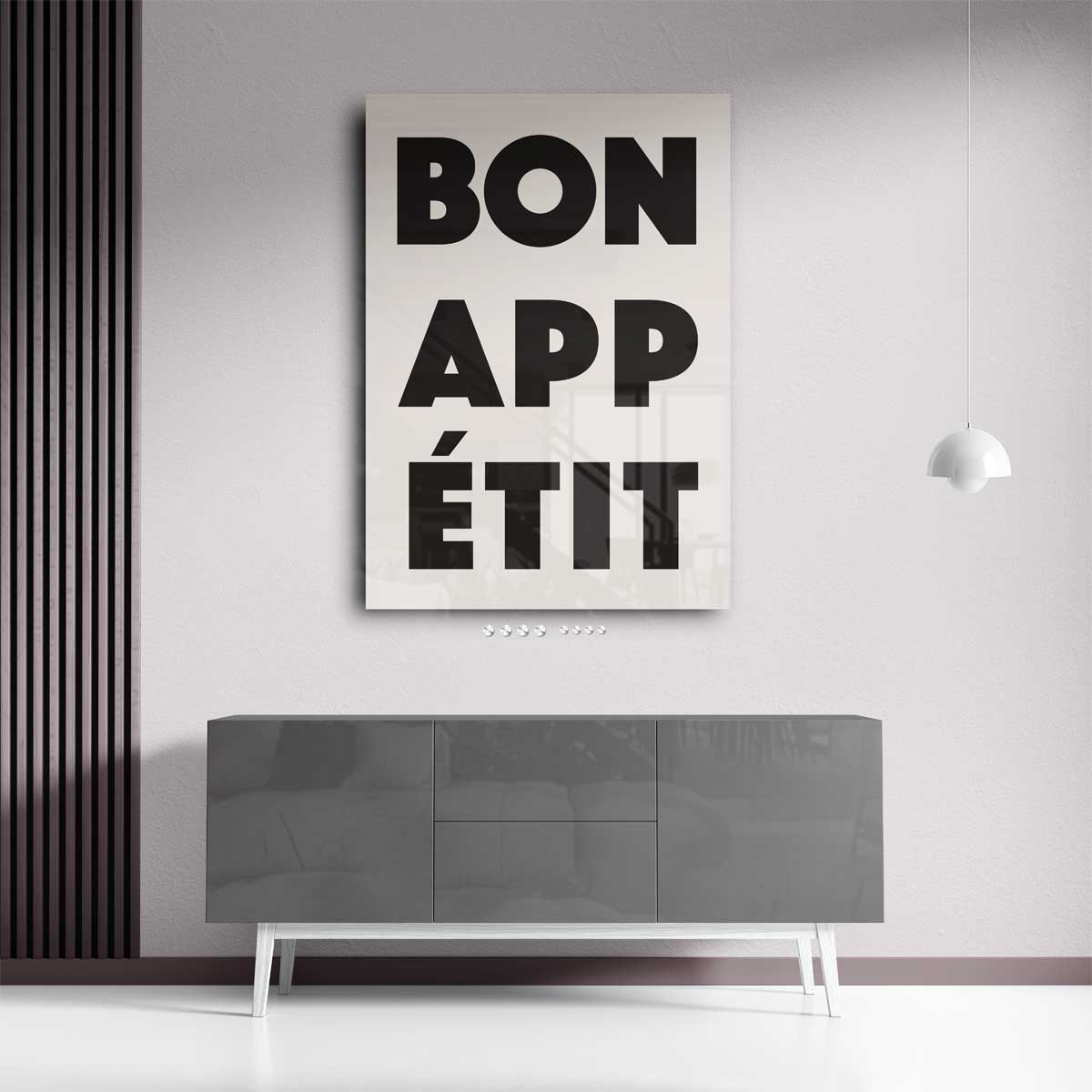 Bon Appétit Typografie Poster