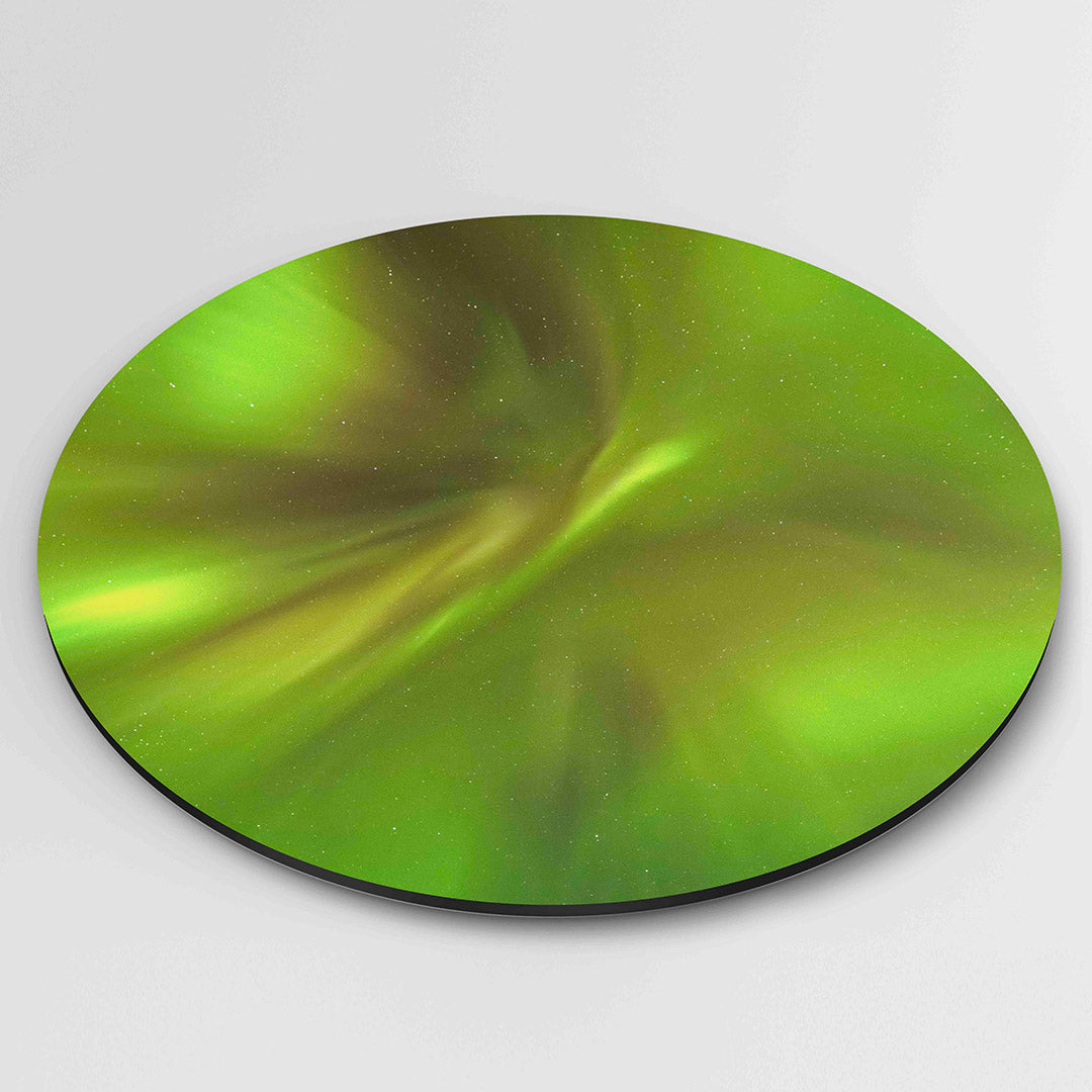 Groene lichtstralen Muurcirkel