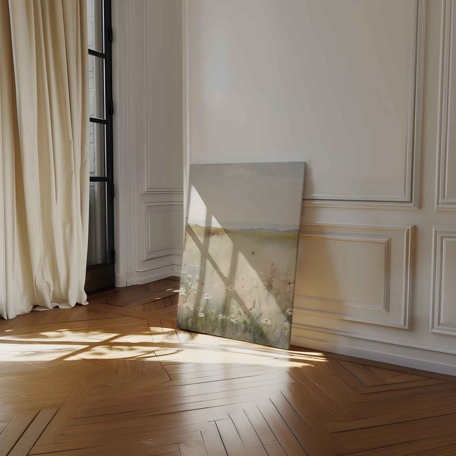 Zomerweelde in Bloei Kunstwerk-canvas-dibond-plexiglas-wanddecoratie-WallArtistic