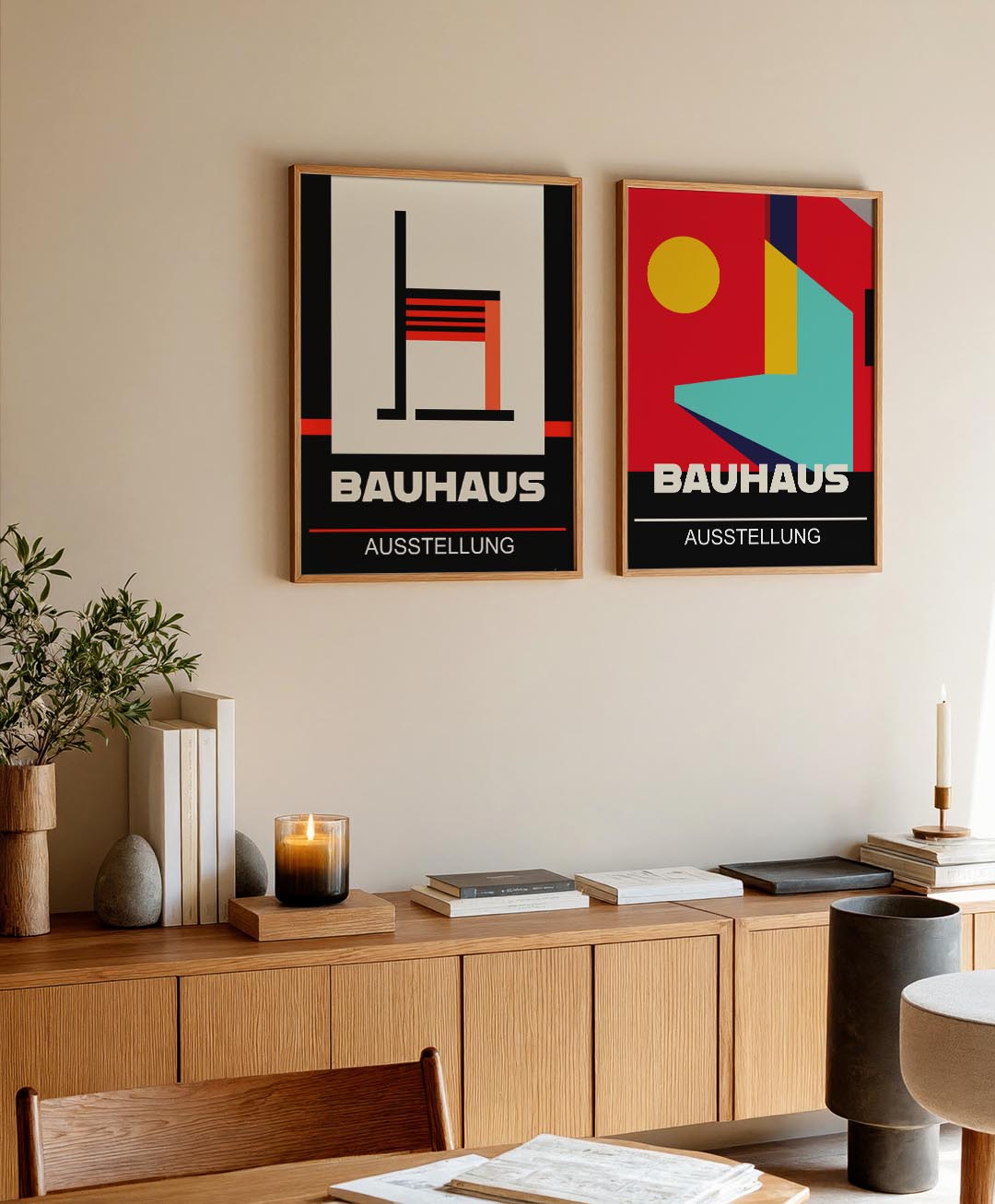 Lijnen en vlakken Posterset