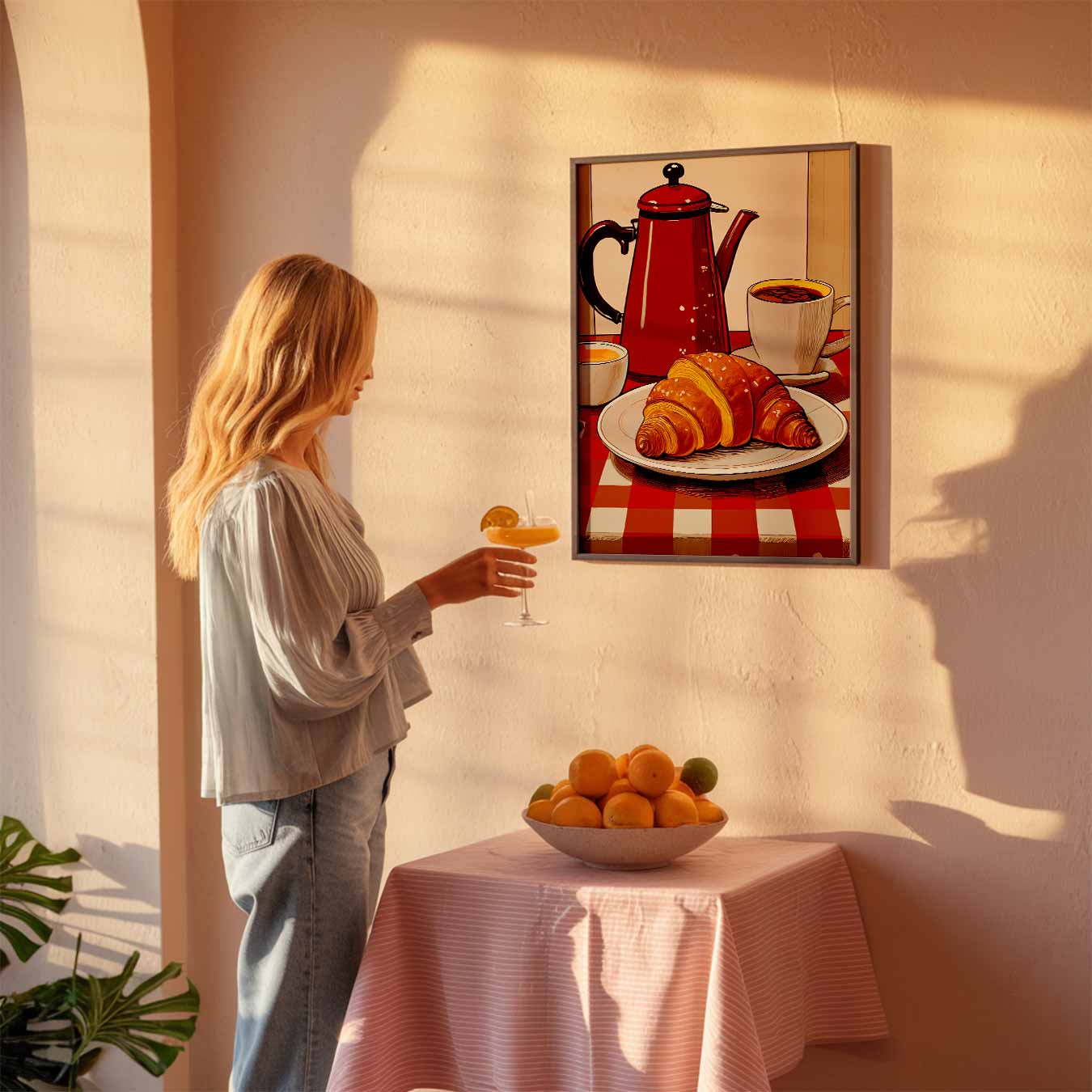 Franse Ontbijtcharme Poster