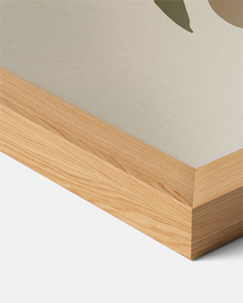 Aardse Oranjetakken Illustratie Poster-WallArtistic