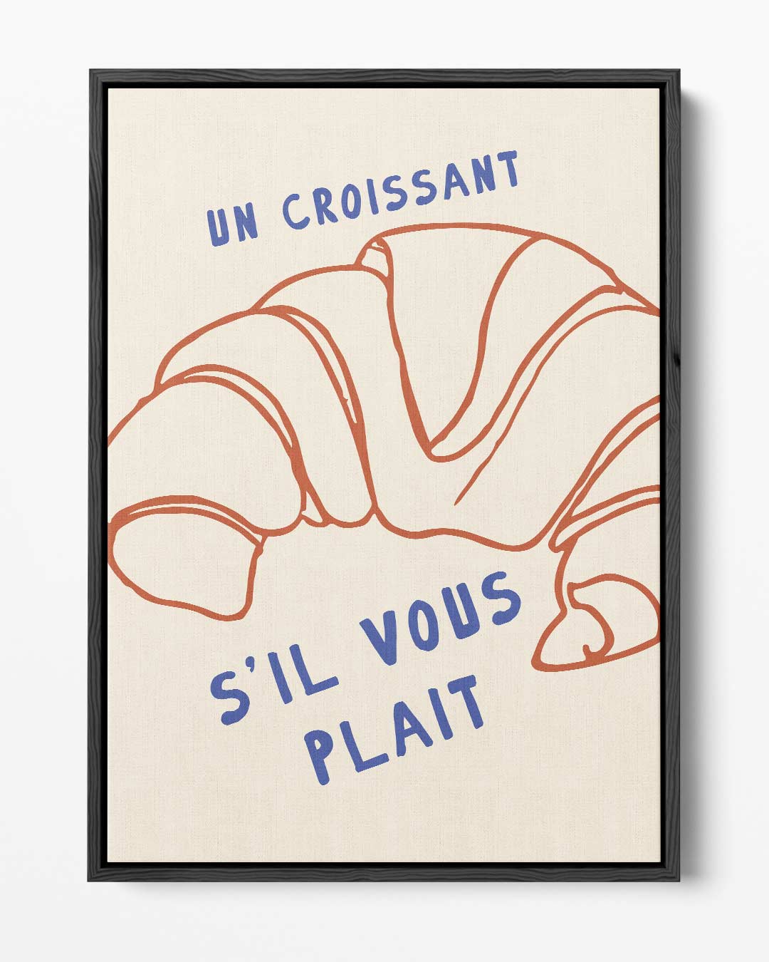 Franse Croissant Poster
