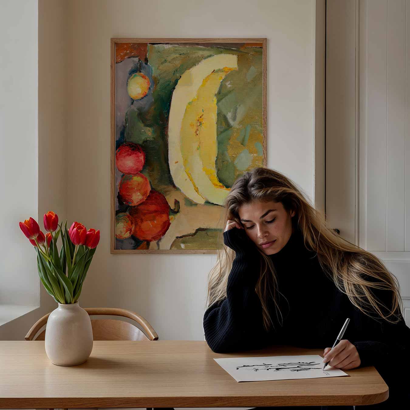 Kleurrijke Fruitimpressies Poster-WallArtistic