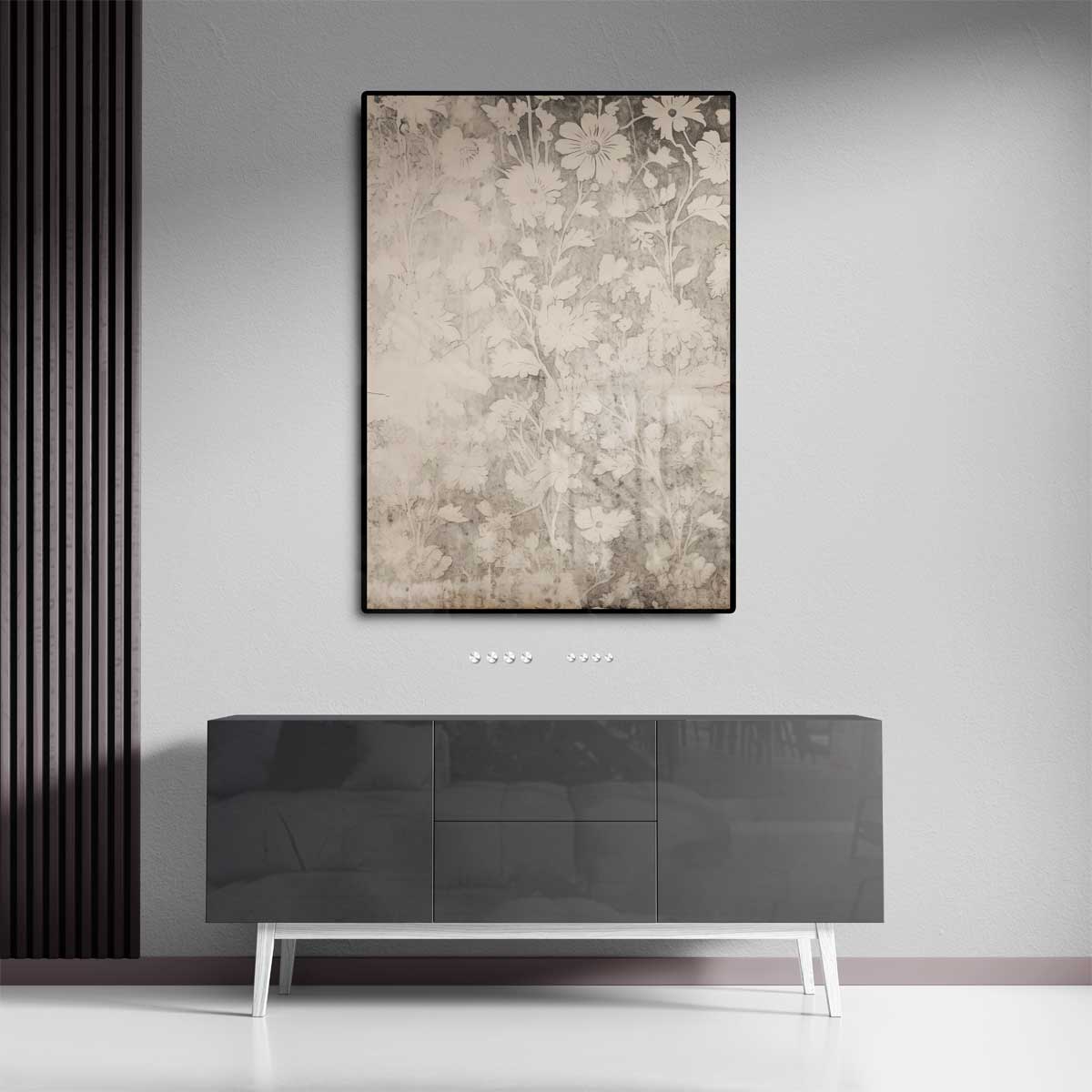 Bloemige Droomwereld Kunstwerk-canvas-dibond-plexiglas-wanddecoratie-WallArtistic