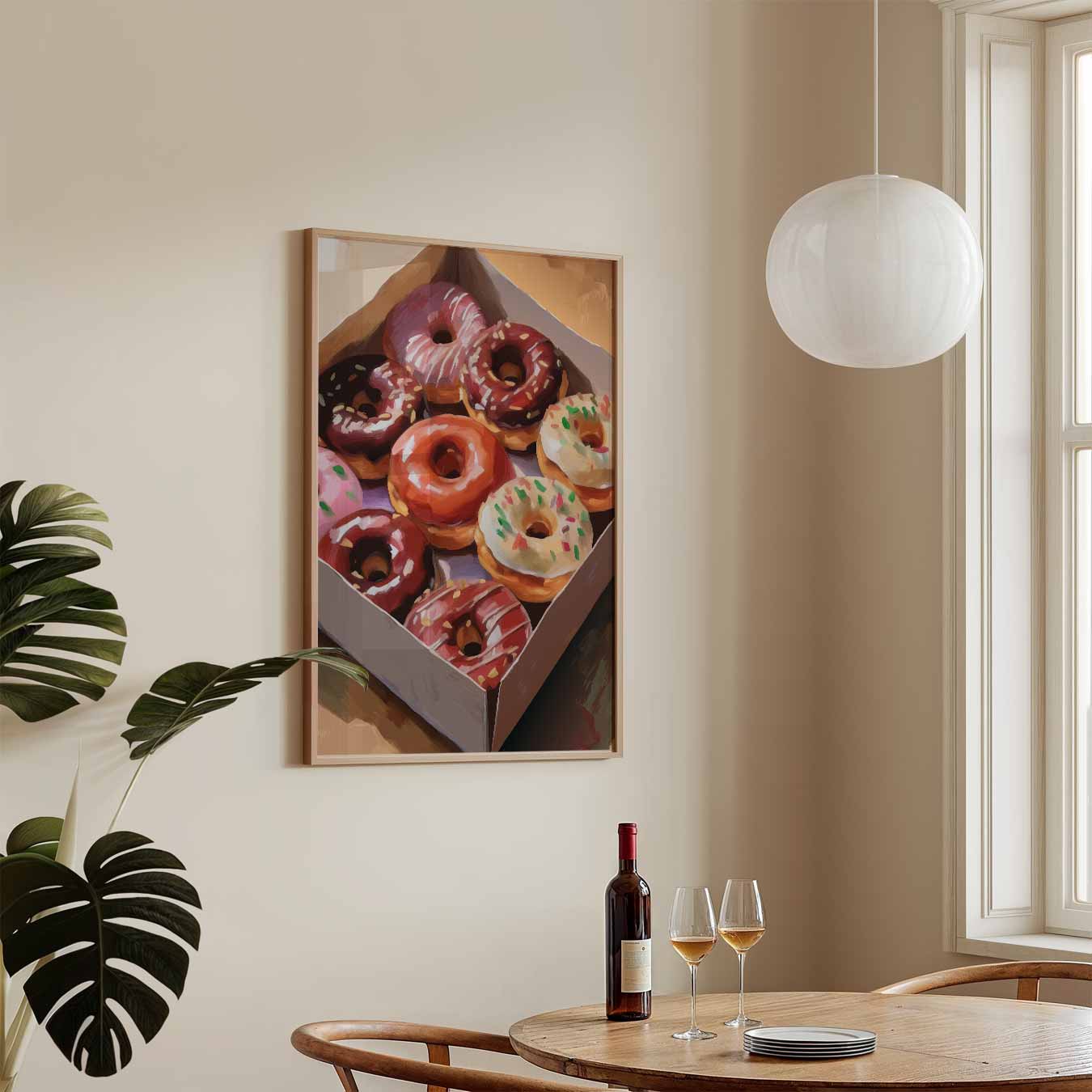 Verrukkelijke Donut-Droom Poster-WallArtistic