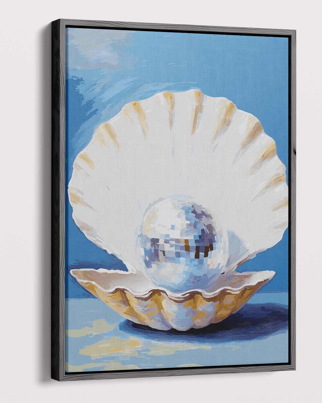 Parel van de Disco Kunstwerk-canvas-dibond-plexiglas-wanddecoratie-WallArtistic
