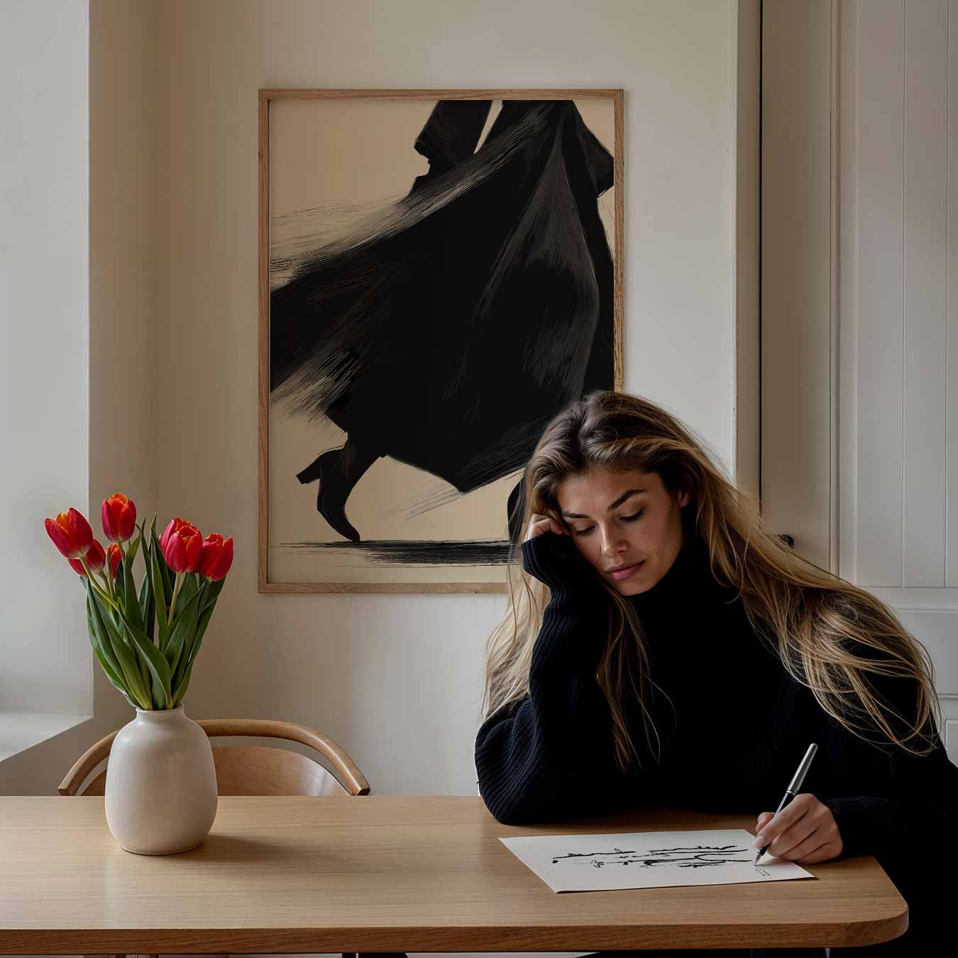 Elegante Stijlvolle Schoenen Poster-WallArtistic