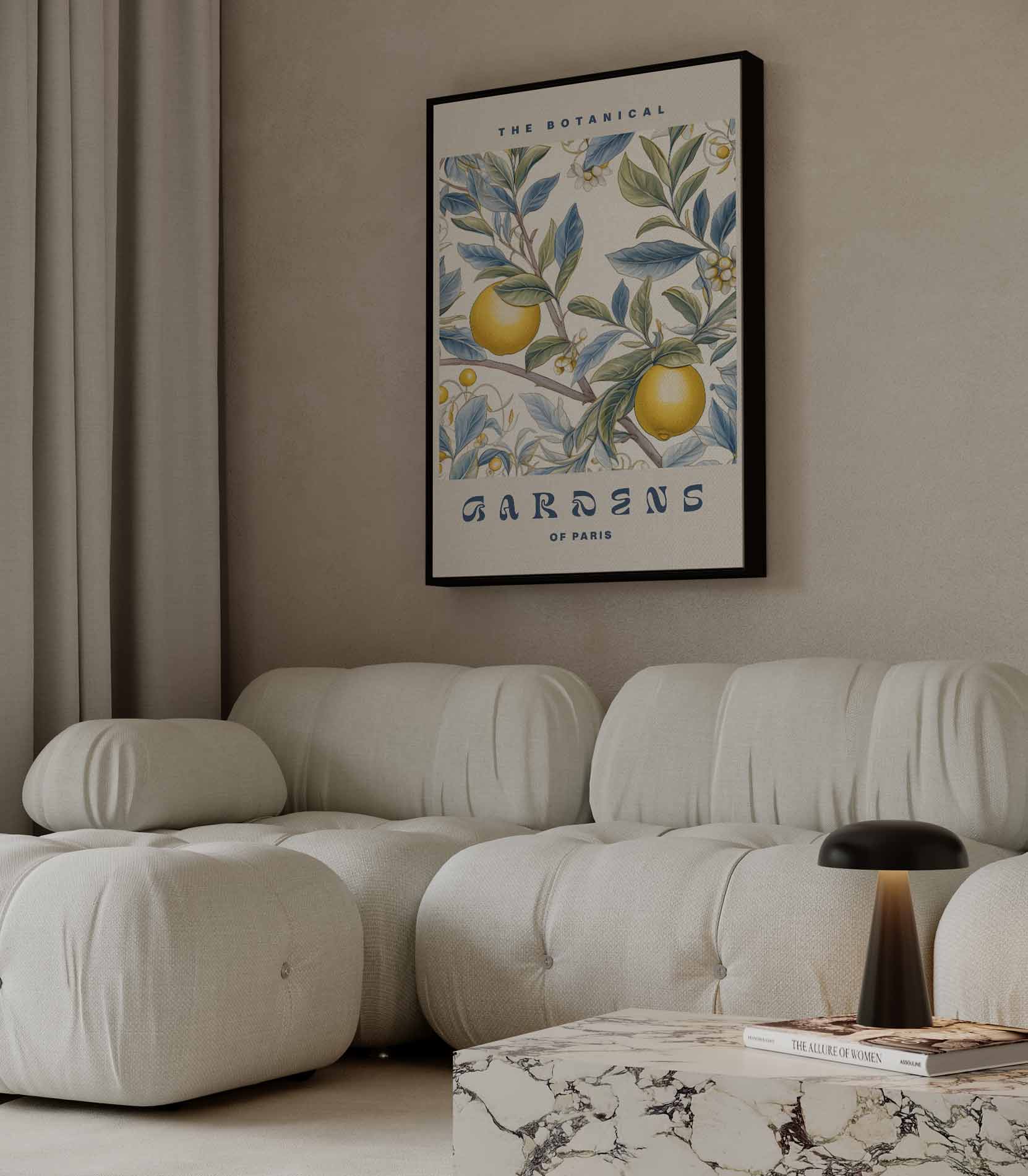 Botanische Tuinen van Parijs Kunstwerk-canvas-dibond-plexiglas-wanddecoratie-WallArtistic