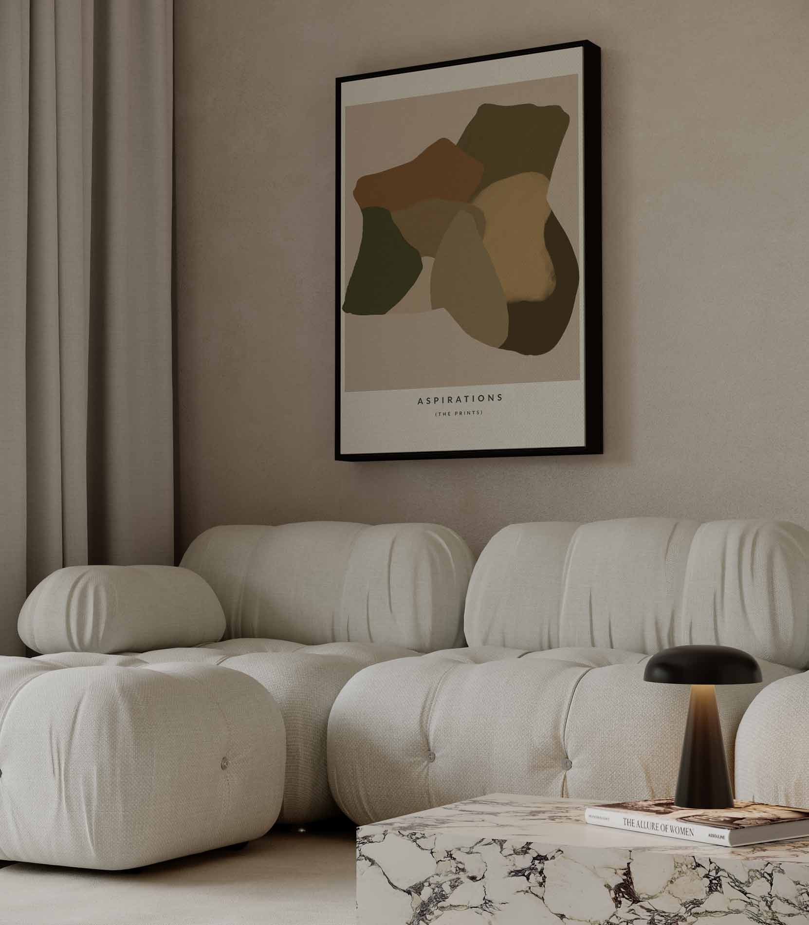 Abstracte Droomlandschappen Print Kunstwerk-canvas-dibond-plexiglas-wanddecoratie-WallArtistic