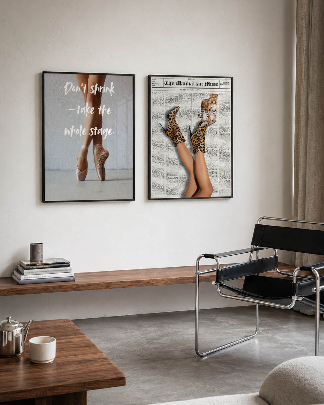 Dansende schoonheid Posterset