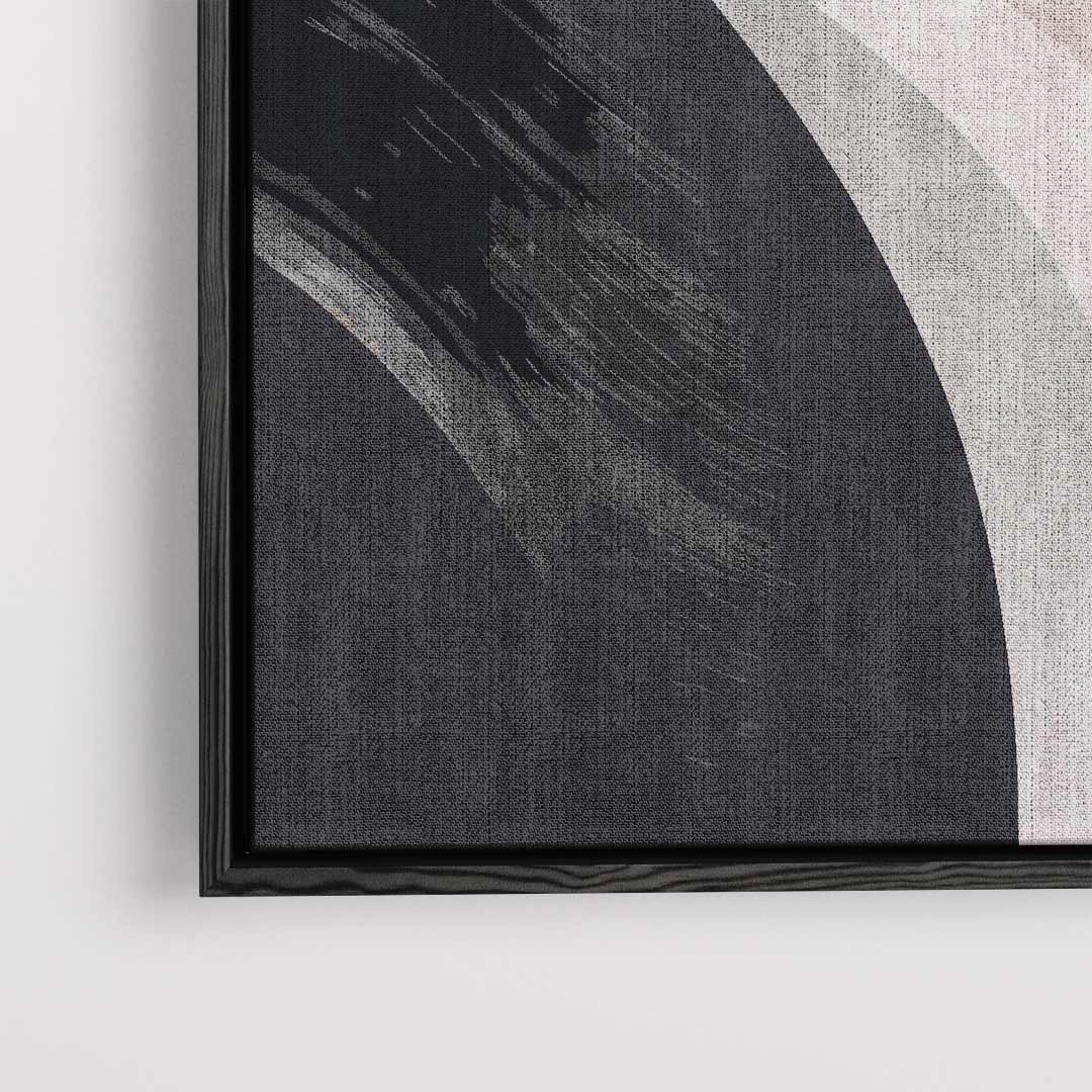 Organische Stroom van Contrast Kunstwerk-canvas-dibond-plexiglas-wanddecoratie-WallArtistic