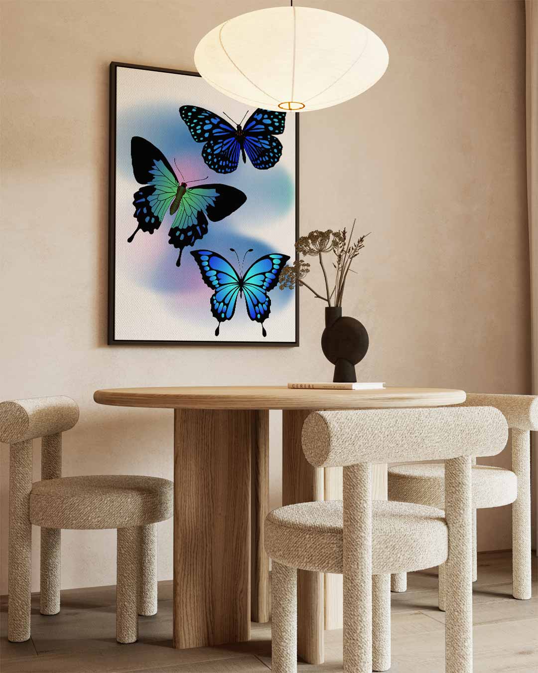 Vlinders in Beweging Kunstwerk-canvas-dibond-plexiglas-wanddecoratie-WallArtistic