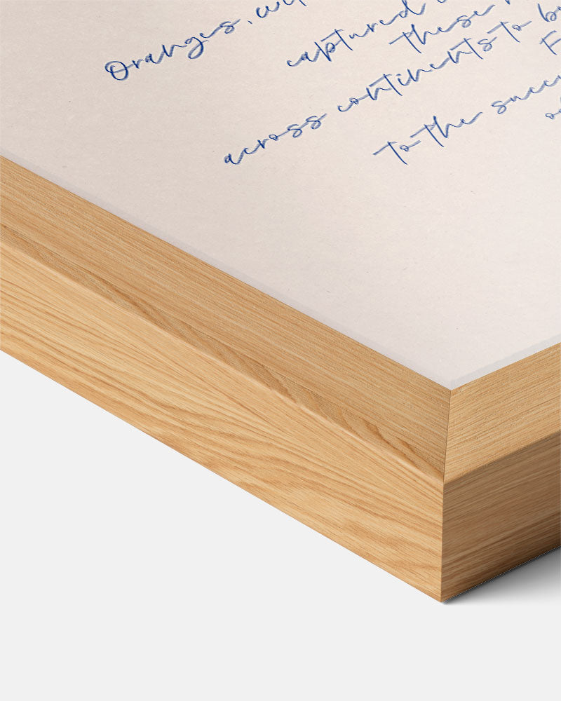 Zonnige Citrus Kunstposter-WallArtistic