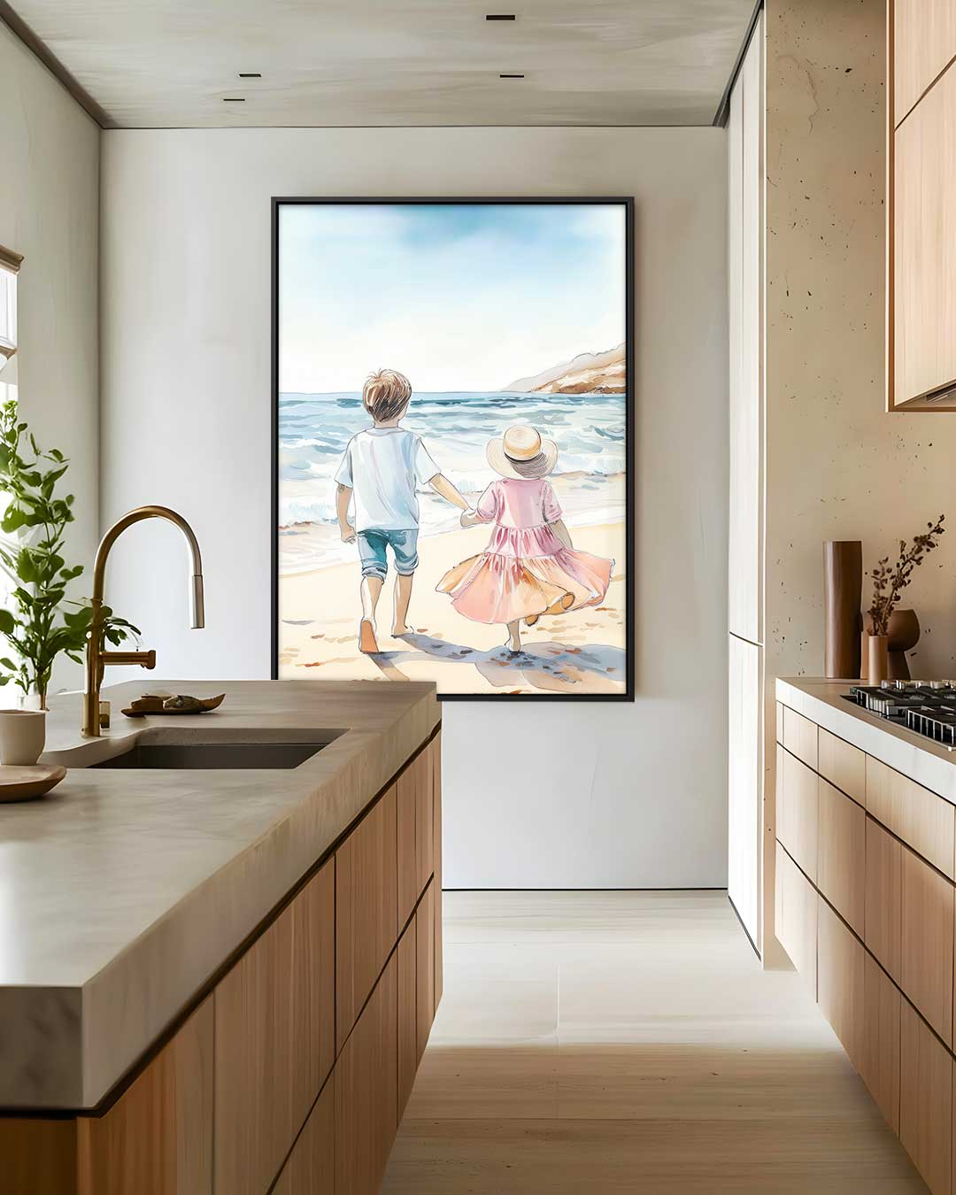 Zonnestraal Avontuur Kunstwerk-canvas-dibond-plexiglas-wanddecoratie-WallArtistic