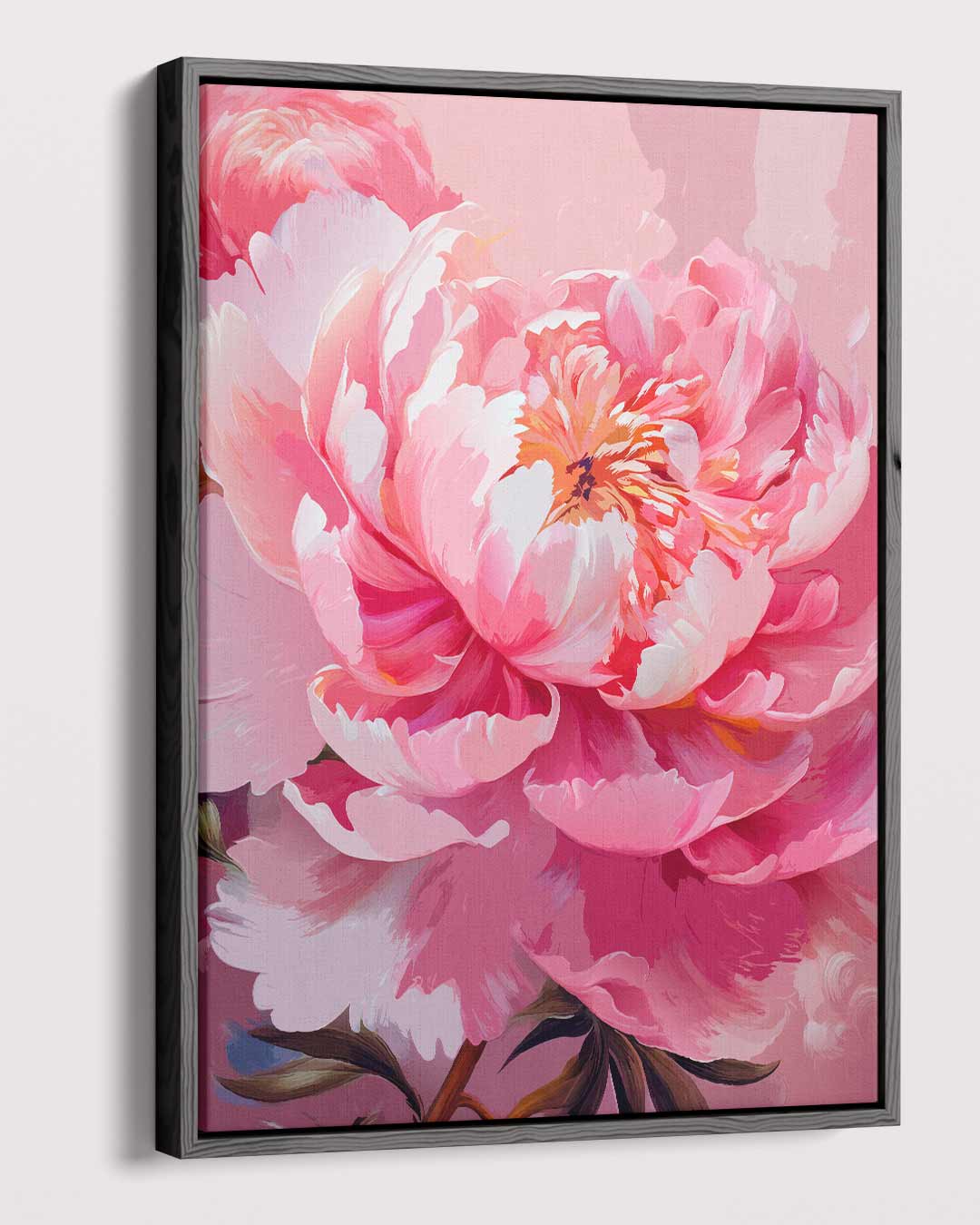 Bloeischoonheid in Roze Kunstwerk-canvas-dibond-plexiglas-wanddecoratie-WallArtistic