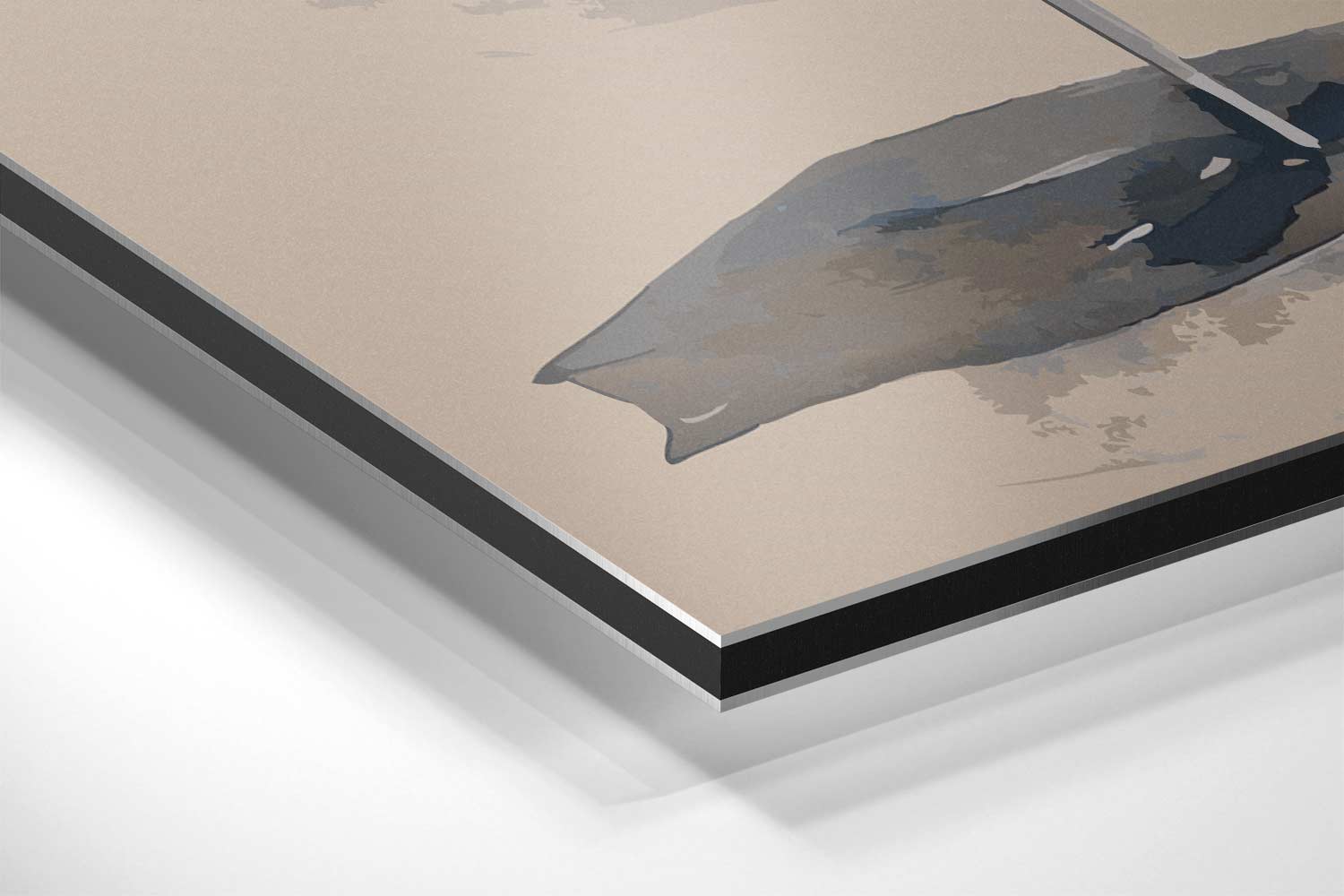 Strandparadijs Met Paraplu's Kunstwerk-canvas-dibond-plexiglas-wanddecoratie-WallArtistic
