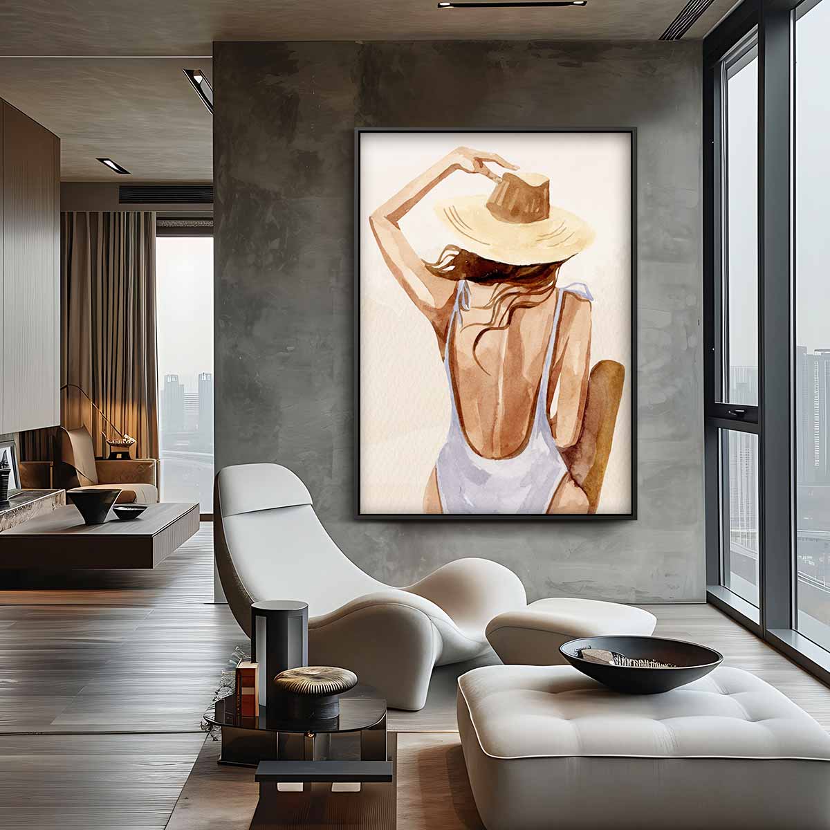 Abstract kunstwerk Kunstwerk-canvas-dibond-plexiglas-wanddecoratie-WallArtistic
