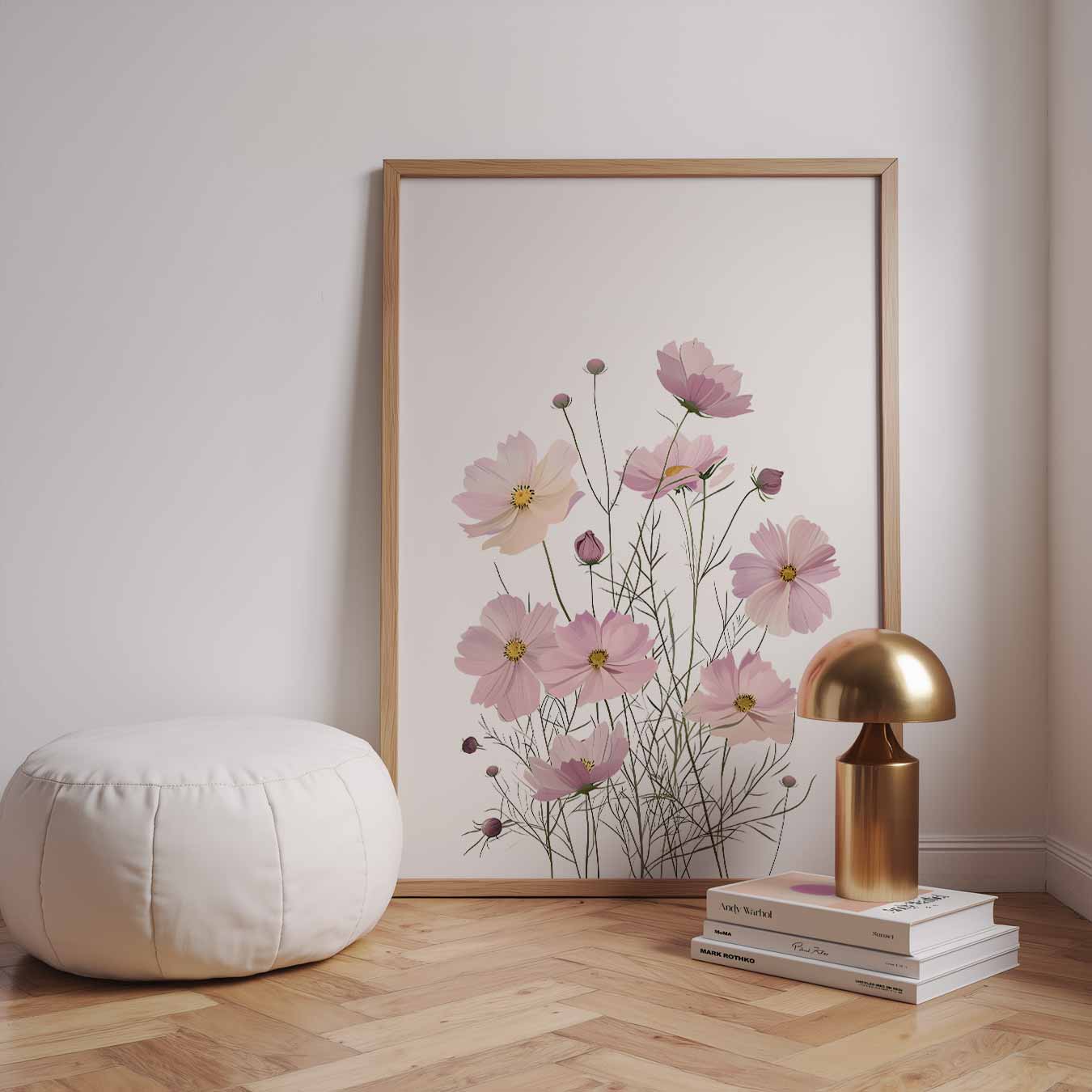 Zachte Bloemenpracht Poster-WallArtistic