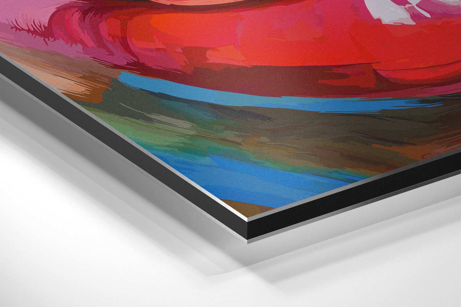 Kleurrijke Macaron Verleiding Kunstwerk-canvas-dibond-plexiglas-wanddecoratie-WallArtistic