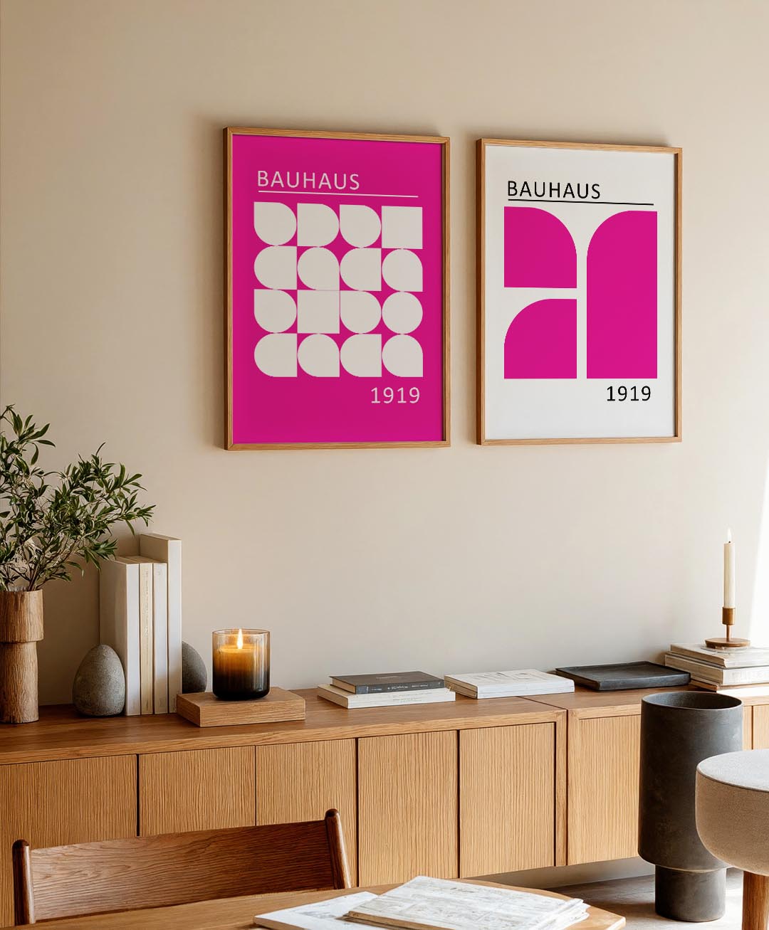 Vormen en vlakken Posterset