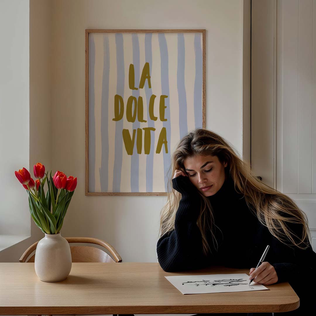 La Dolce Vita Inspiratieposter-WallArtistic