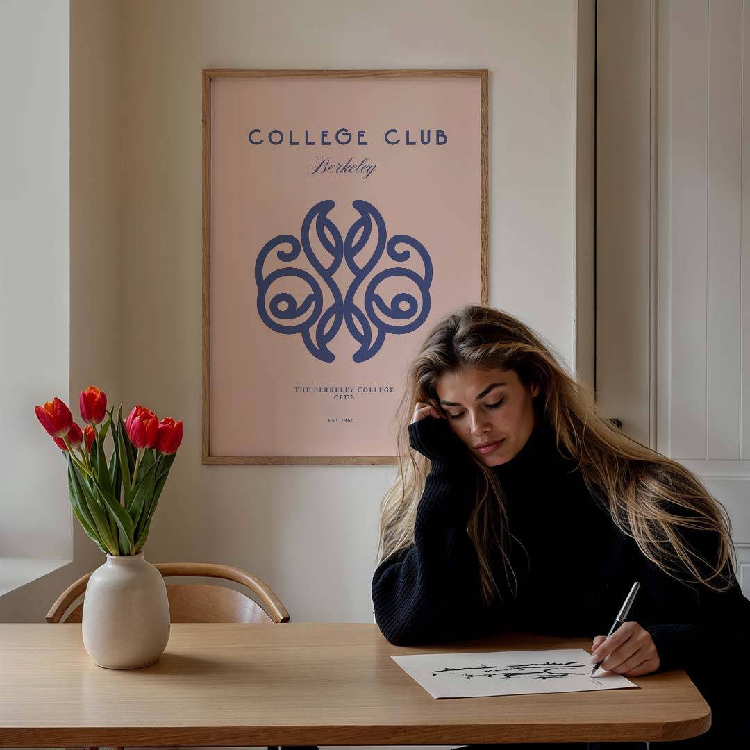 Elegant College Club Poster-WallArtistic