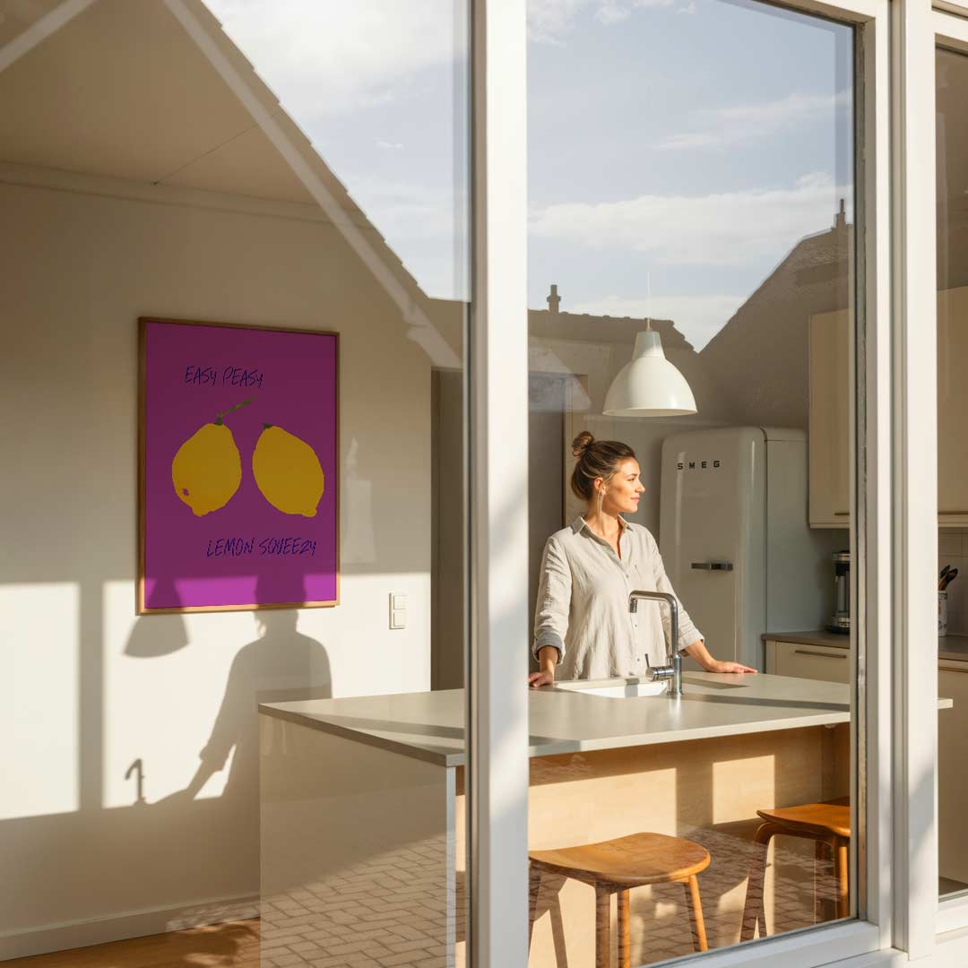 Easy Peasy Lemon Squeezy Poster-WallArtistic
