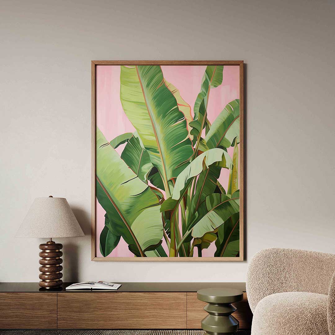 Banana bladeren Poster