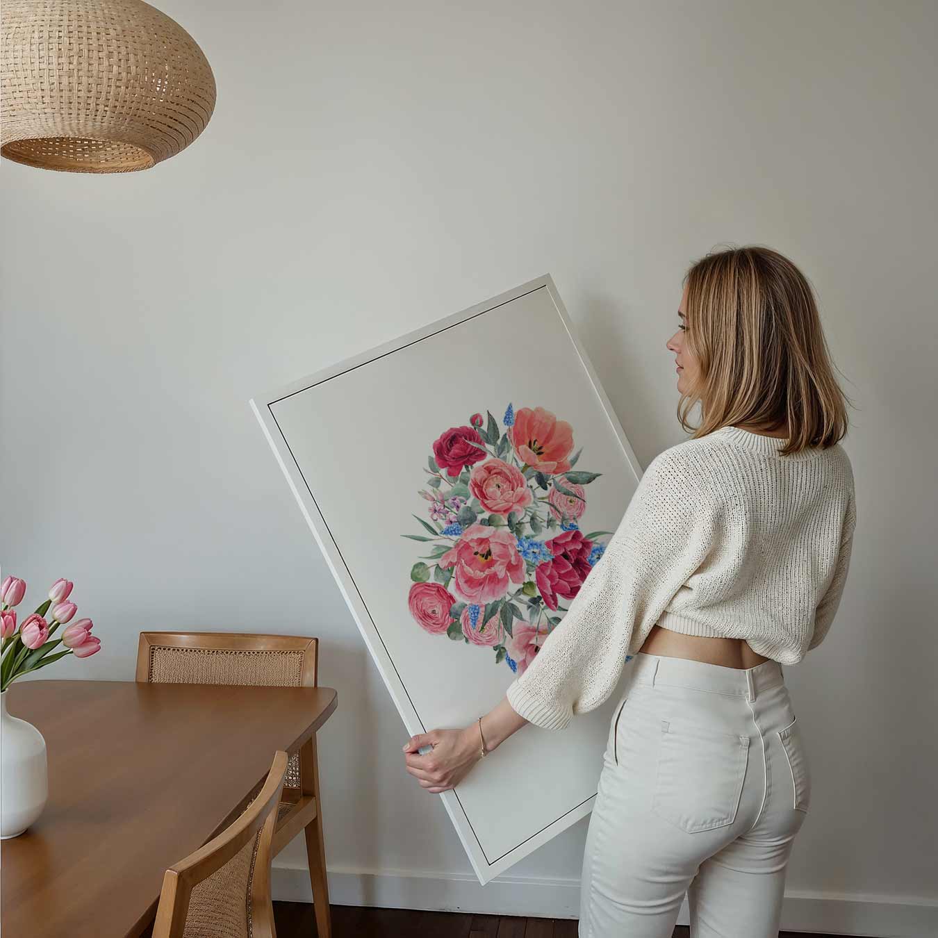 Bloemenpracht Wanddecoratie Poster-WallArtistic