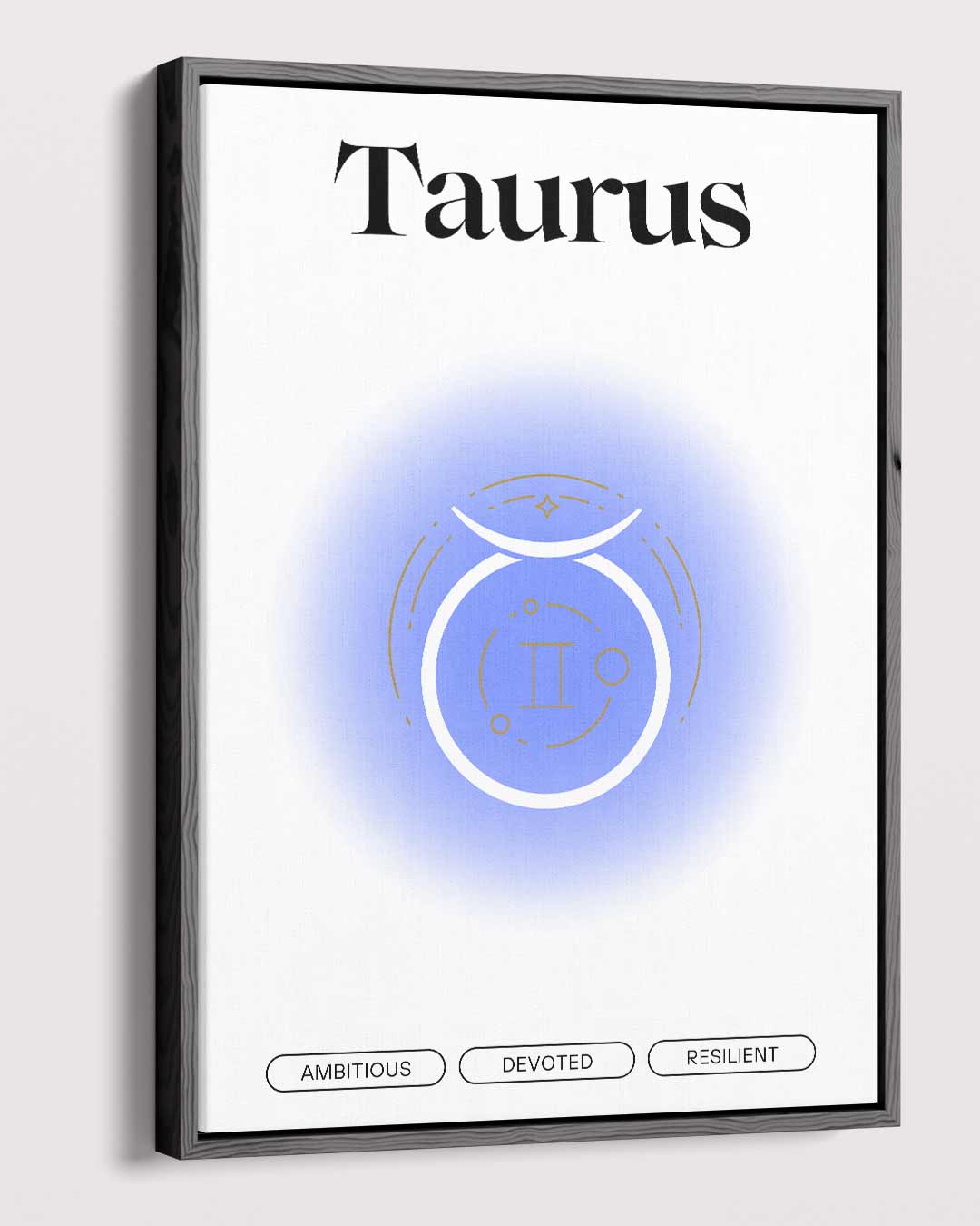 Taurus Zodiac Kunstwerk Kunstwerk-canvas-dibond-plexiglas-wanddecoratie-WallArtistic