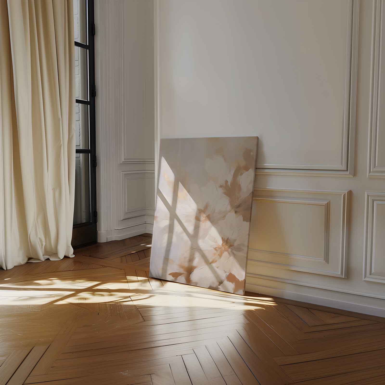 "Ethereal Bloemenpracht" Kunstwerk-canvas-dibond-plexiglas-wanddecoratie-WallArtistic