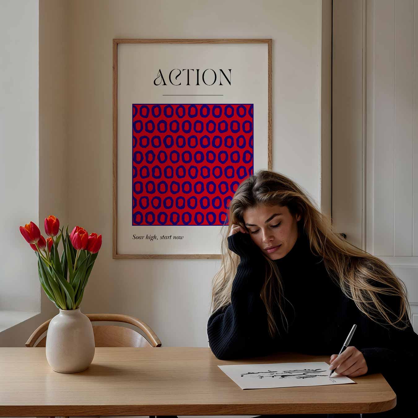 Inspirerende Actieposter