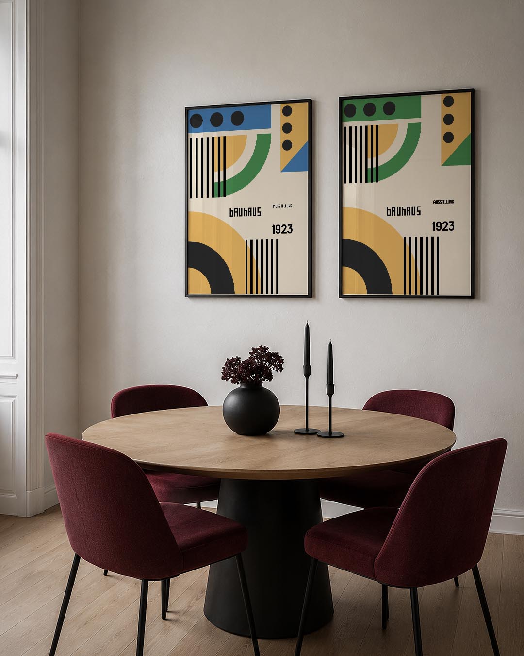 Vormen en kleurvlakken Posterset