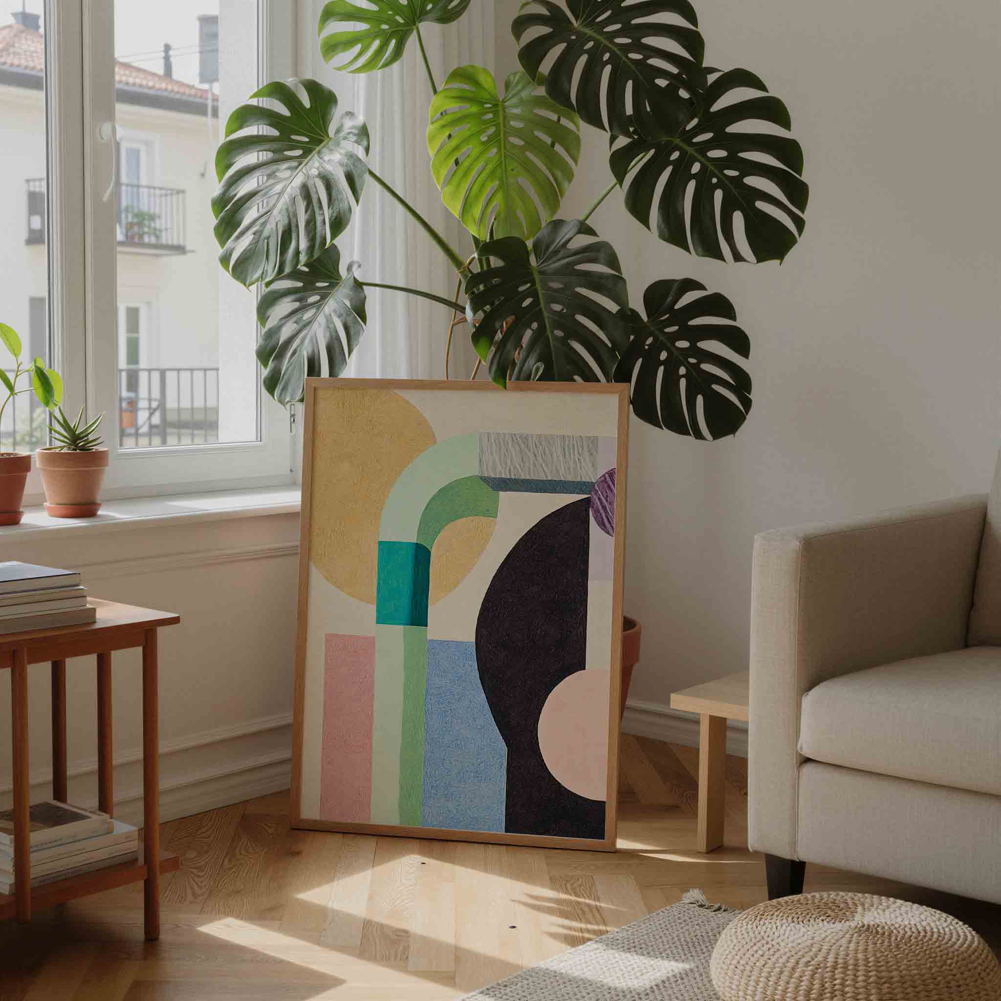 Abstracte vormen Poster