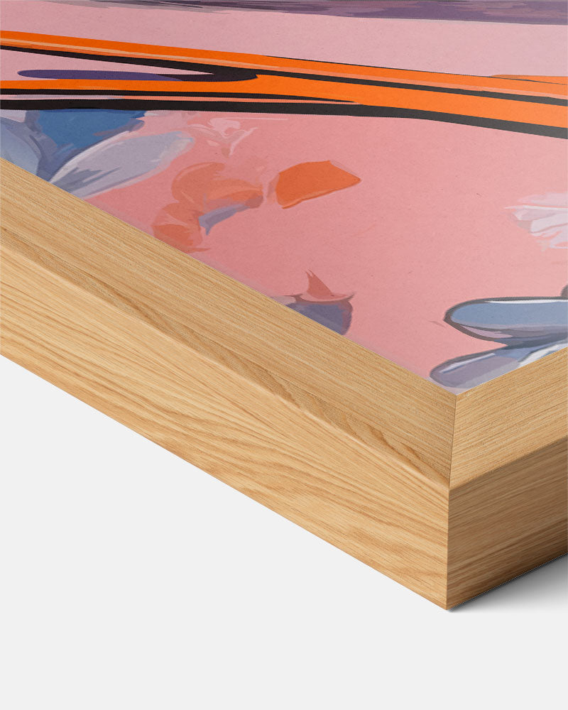 Stijlvolle Sushi Illustratie Poster