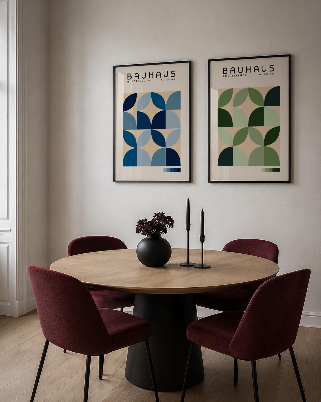 Vormen en vlakkenspel Posterset