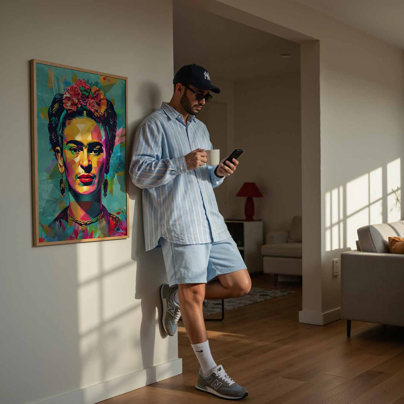 Kleurrijke Vrouwelijke Kracht Poster-WallArtistic