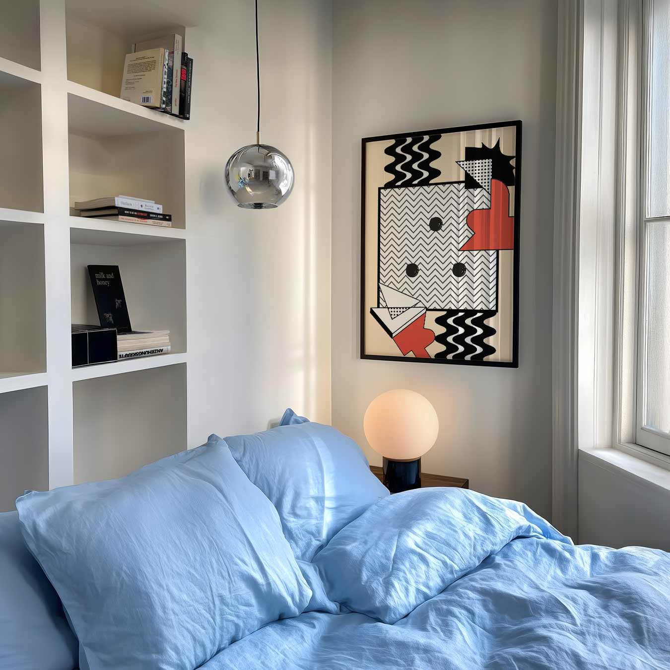 Speelse Geometrische Kunstposter