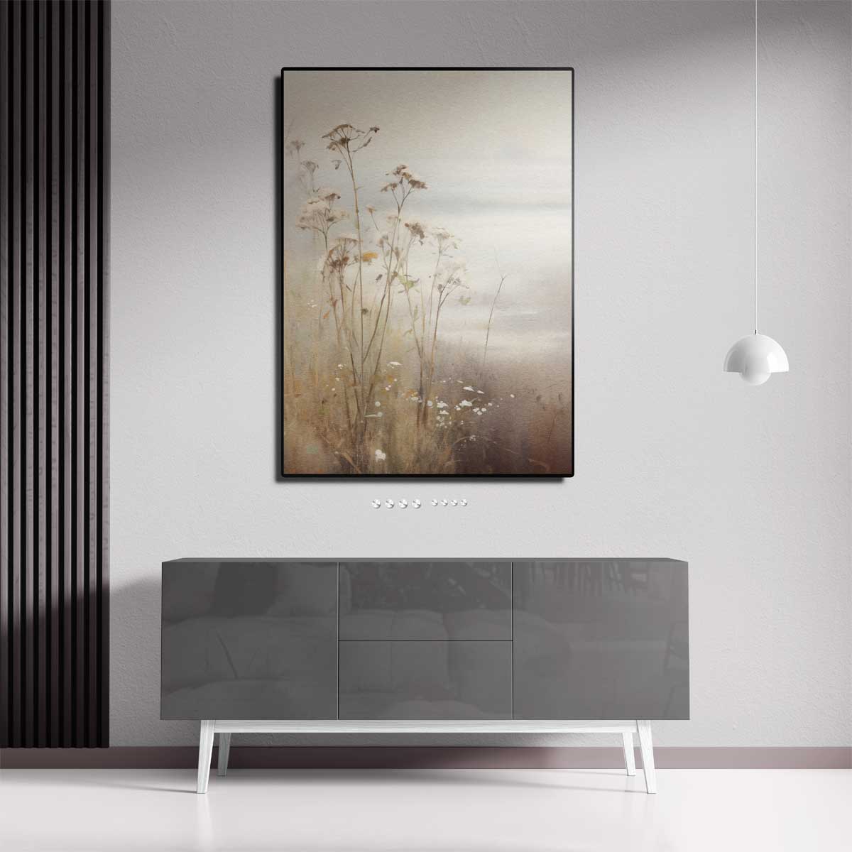 Sereniteit in de Ochtendmist Kunstwerk-canvas-dibond-plexiglas-wanddecoratie-WallArtistic