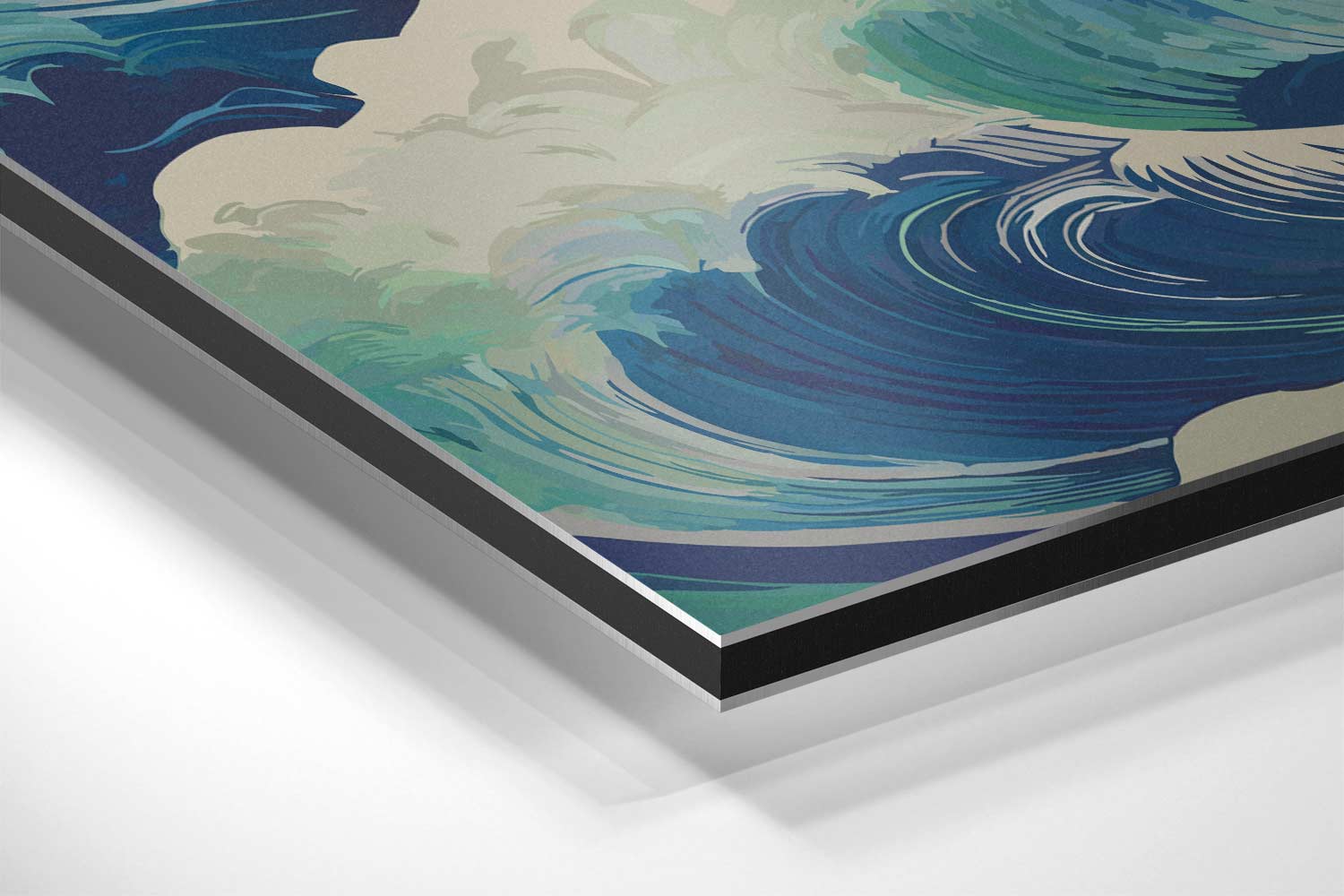 Golvende Harmonie Kunstwerk-canvas-dibond-plexiglas-wanddecoratie-WallArtistic