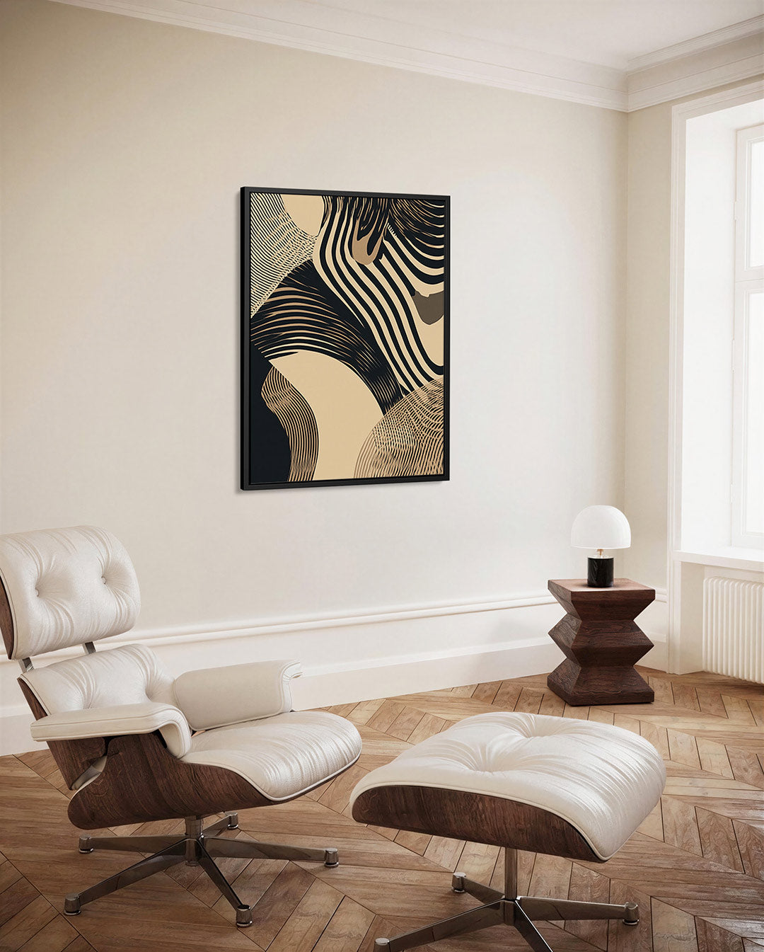 Dynamische lijnen Kunstwerk