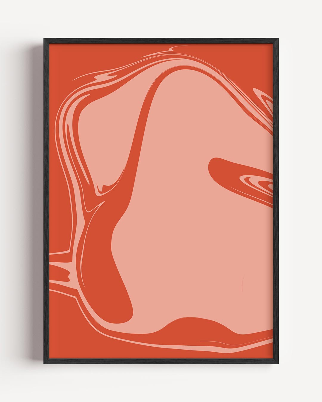 Abstracte Vlammen Dans Poster-WallArtistic