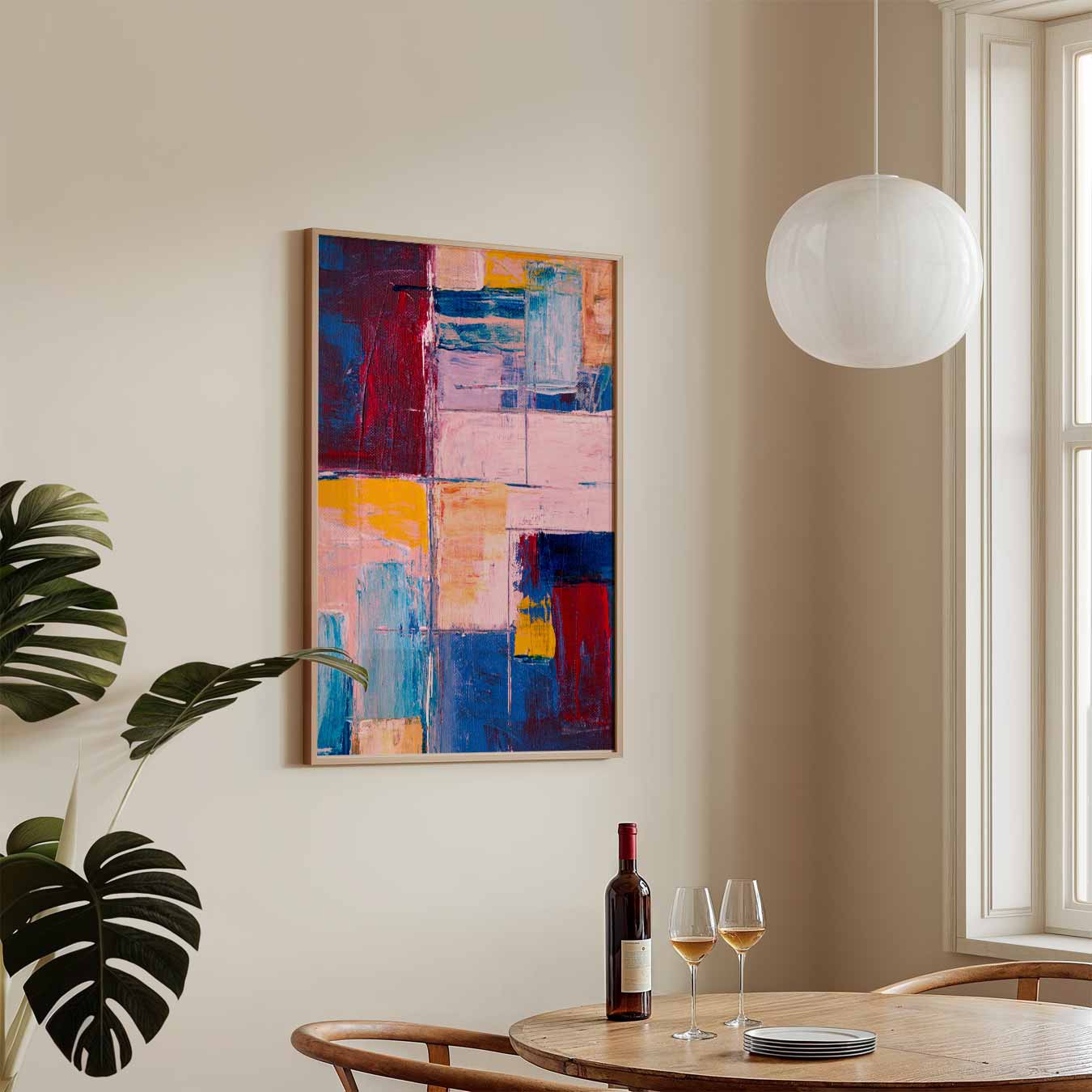 Abstract Kleurencompositie Poster-WallArtistic