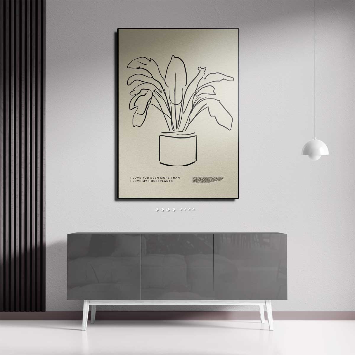 Liefde voor Kamerplanten Poster