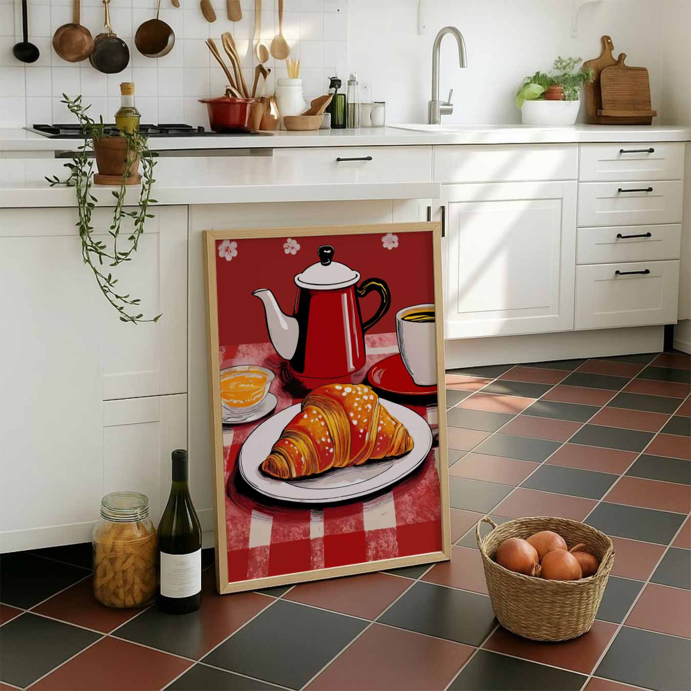 Franse Ontbijt Sfeerposter
