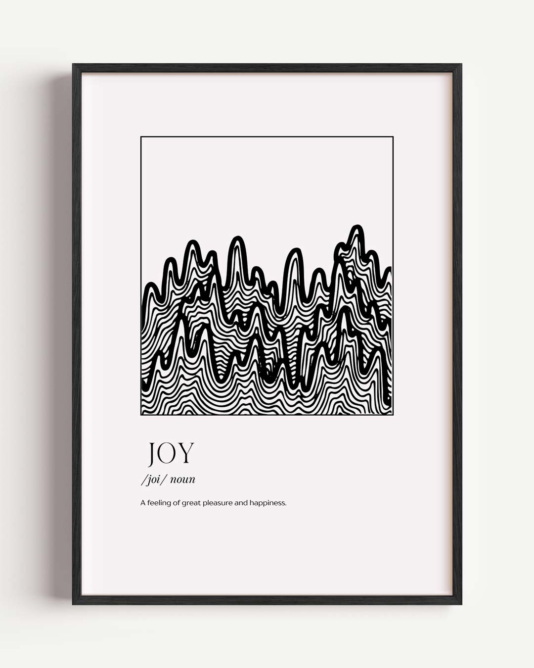 Joyful Lines Poster-WallArtistic